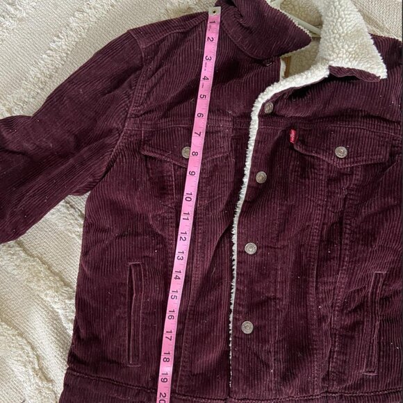 Levis Corduroy Sherpa Lined Jacket - Picture 5 of 7